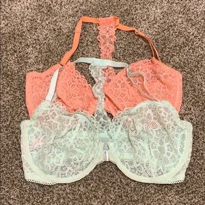Victoria Secret Jeweled Unlined 34DD Bra’s